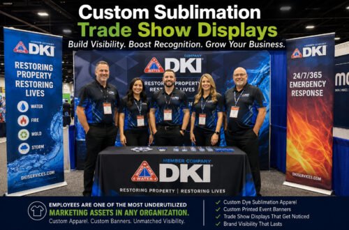 Custom Sublimation Trade Show Displays That Get Seen