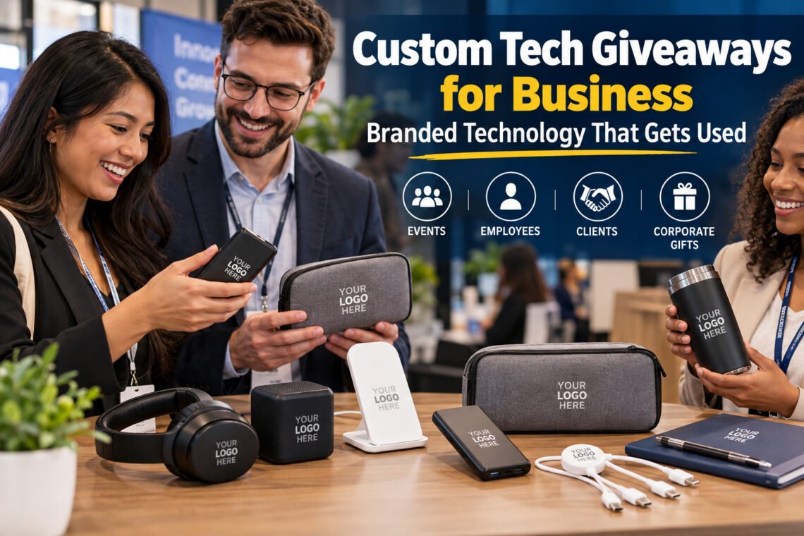 Custom Tech Giveaways: Branded Technology for Business