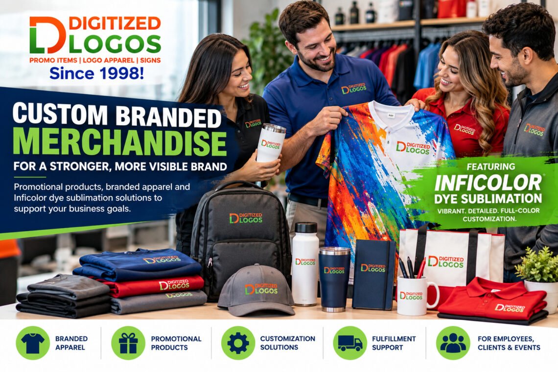Digitized Logos: Custom Branded Merchandise Guide