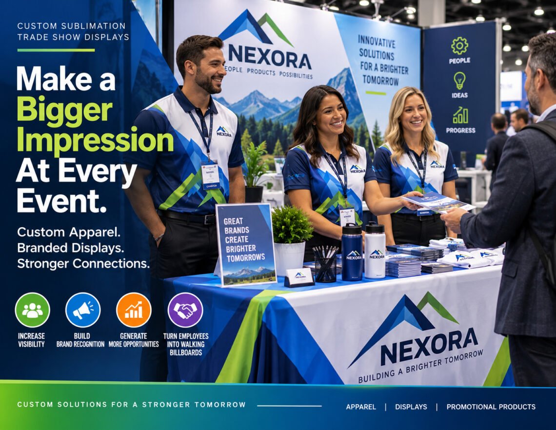 Trade Show Visibility With Custom Sublimation Displays